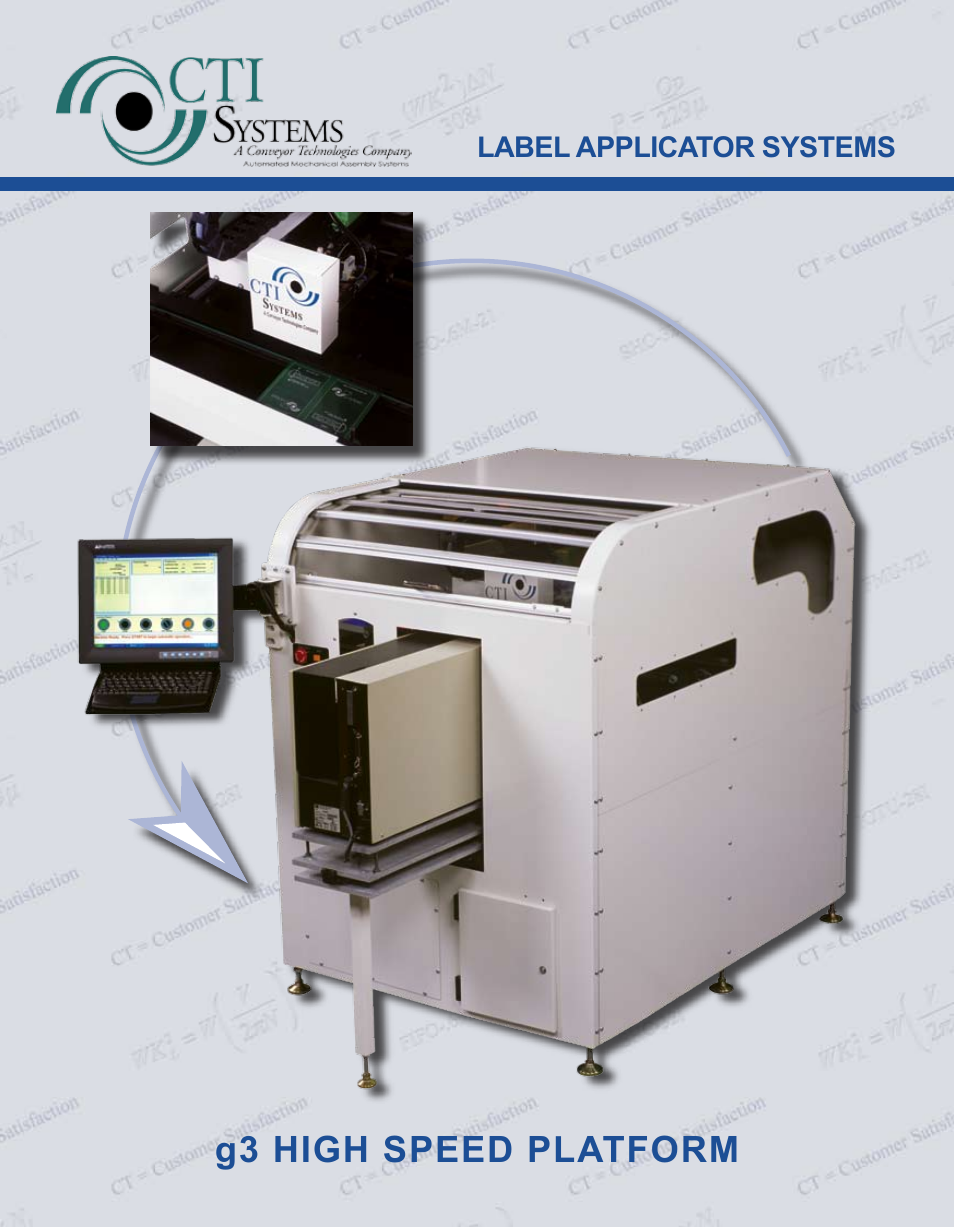 Conveyor Technologies LABEL APPLICATOR User Manual | 4 pages