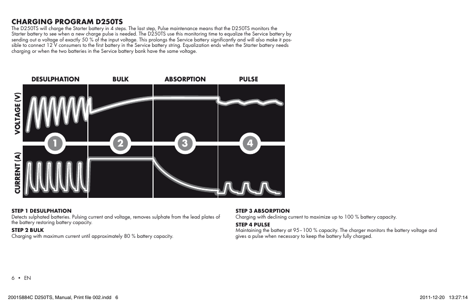 CTEK D250TS User Manual | Page 4 / 6