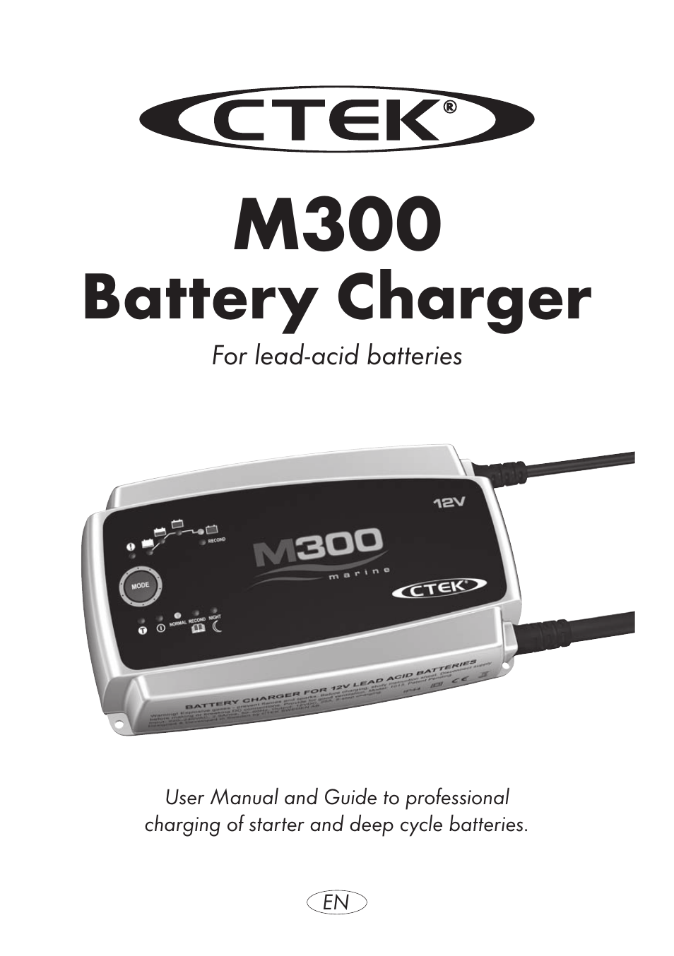 CTEK M 300 Incl. STARTER User Manual | 9 pages