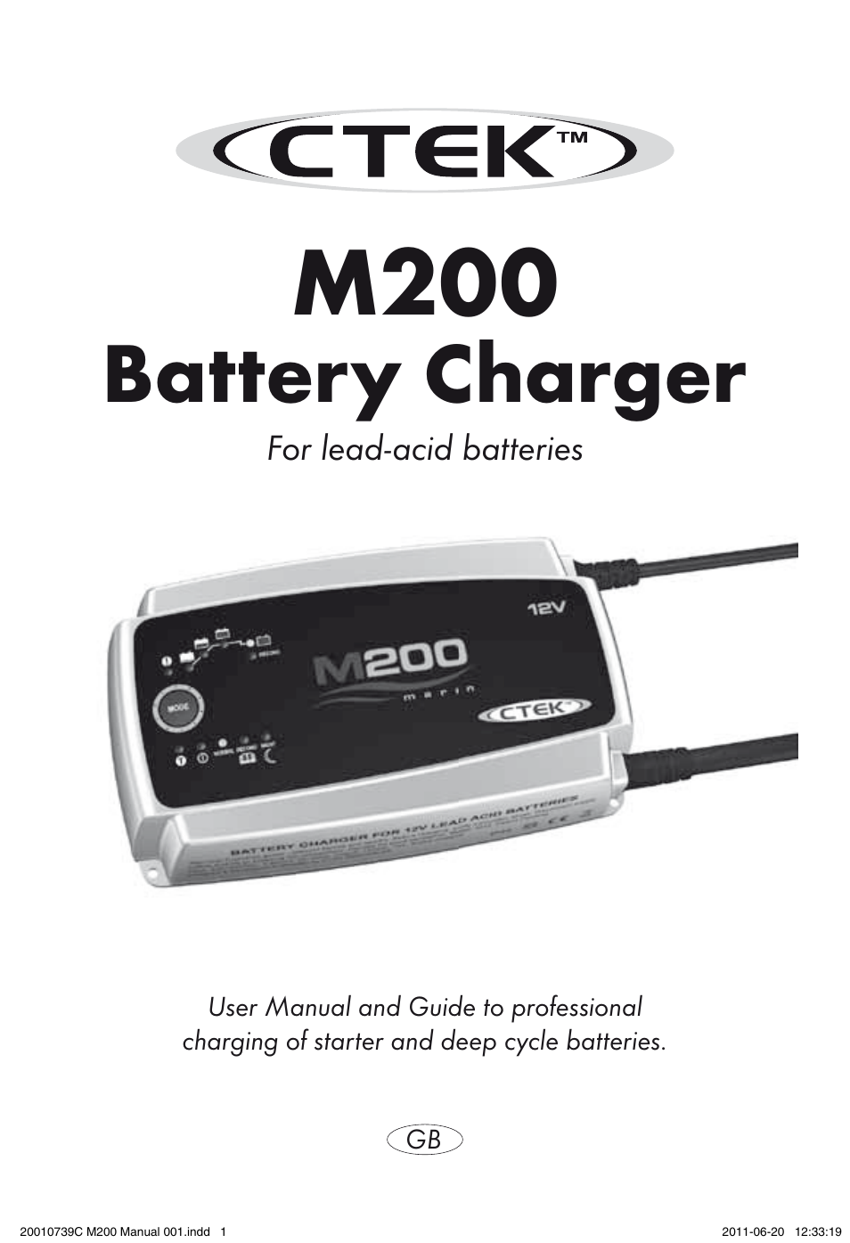 CTEK M 200 User Manual | 7 pages