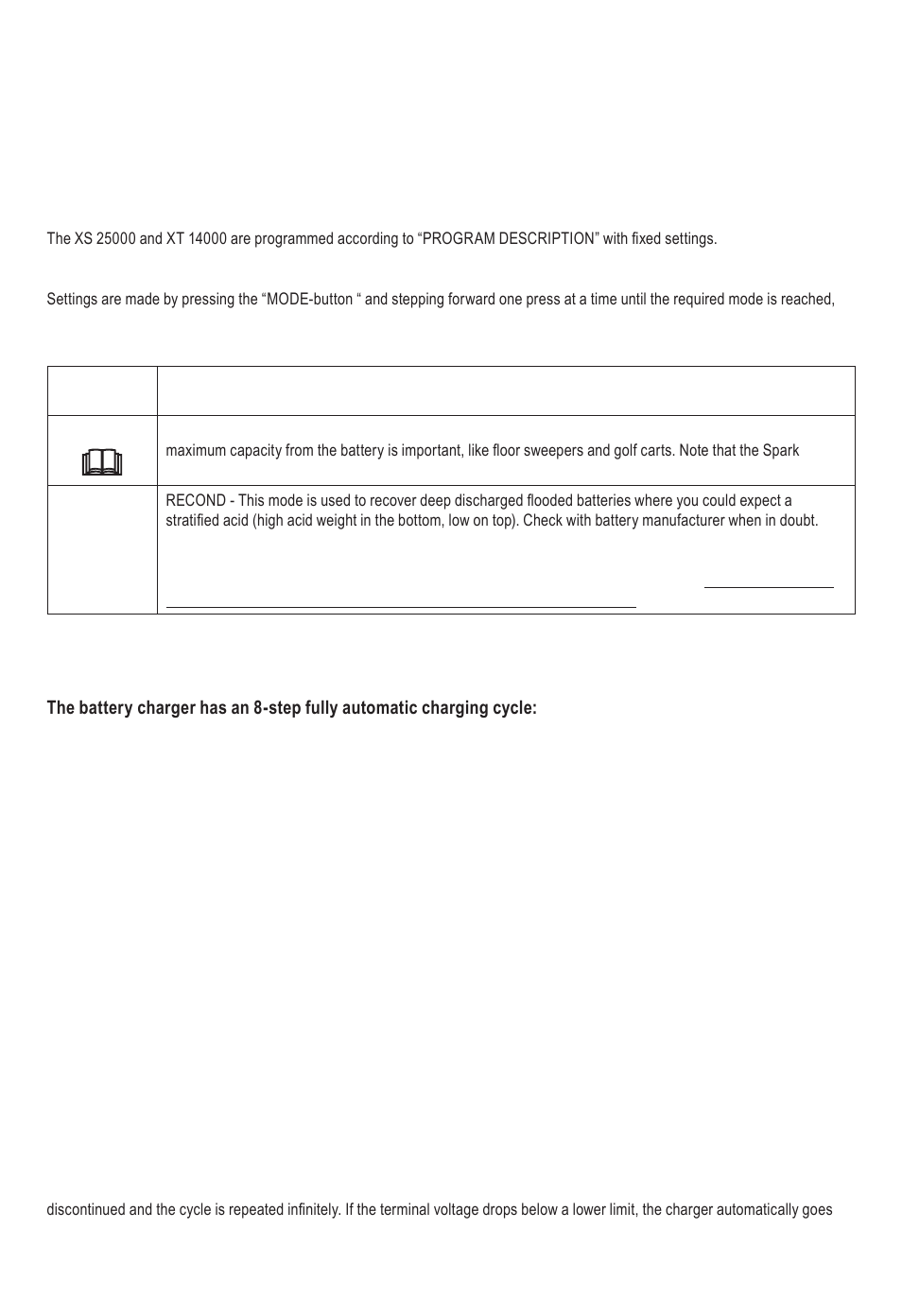 Battery types and settings, Charging phases, Gb • 3 | CTEK XT 14000 User Manual | Page 3 / 8