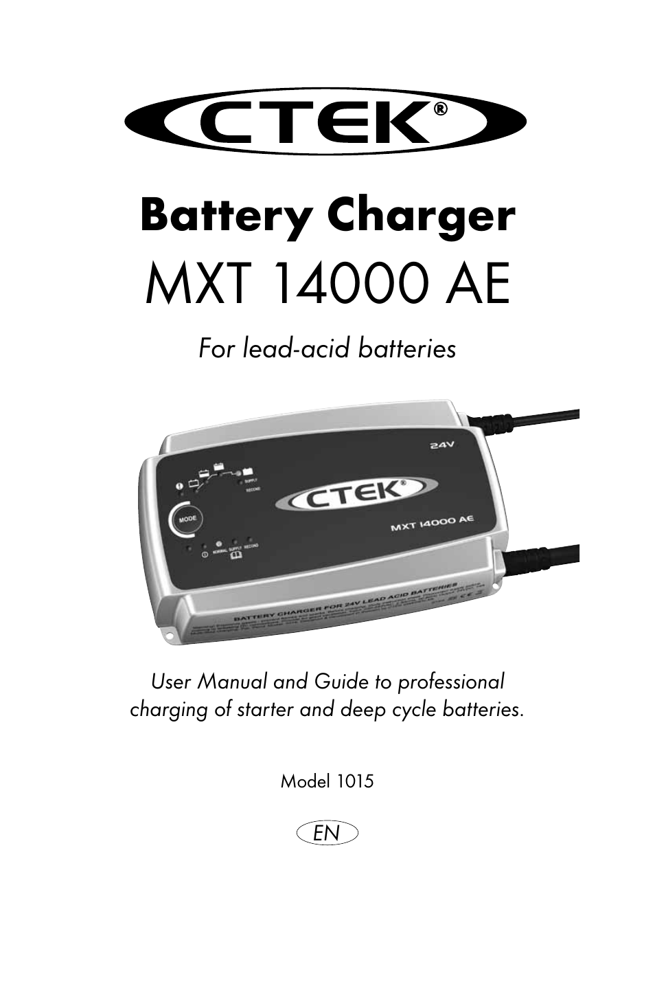 CTEK MXT 14000 AE User Manual | 8 pages