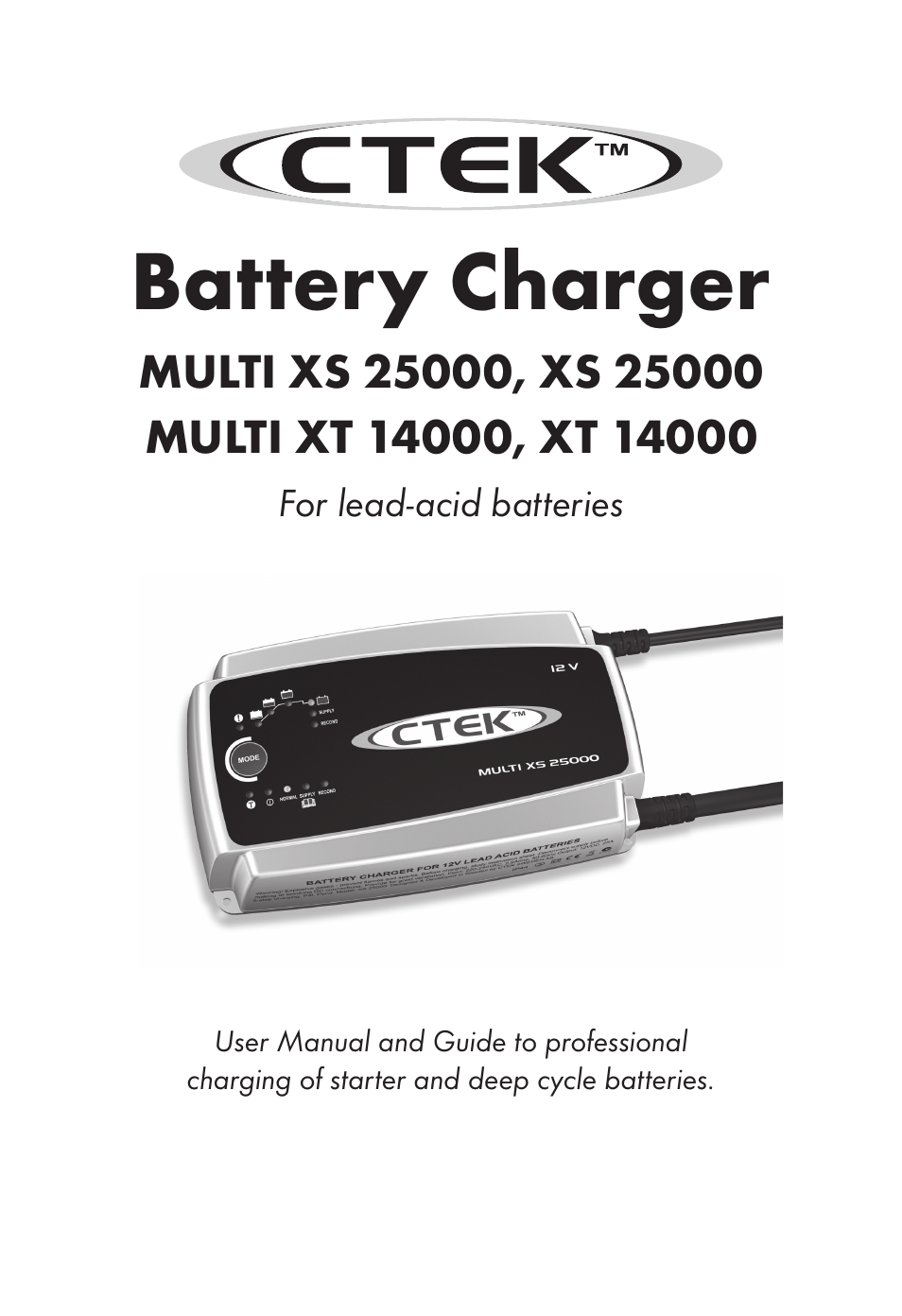 CTEK MXS 25000 User Manual | 7 pages