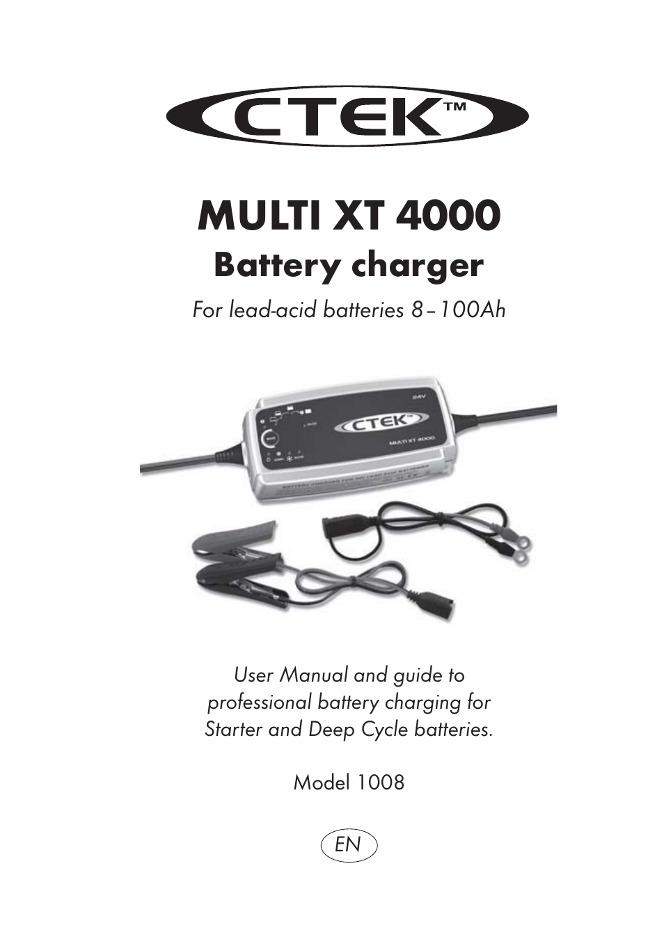 CTEK MXT 4000 User Manual | 9 pages