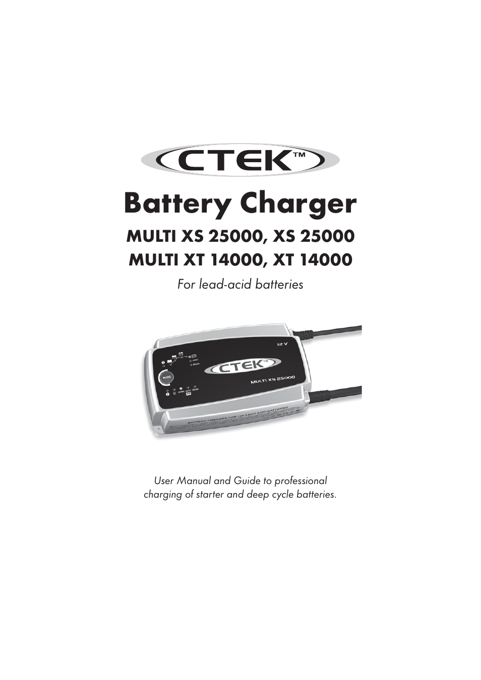 CTEK MXT 14000 User Manual | 8 pages