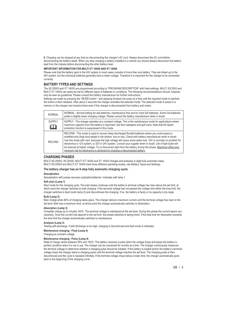 CTEK MXT 14000 User Manual | Page 3 / 8