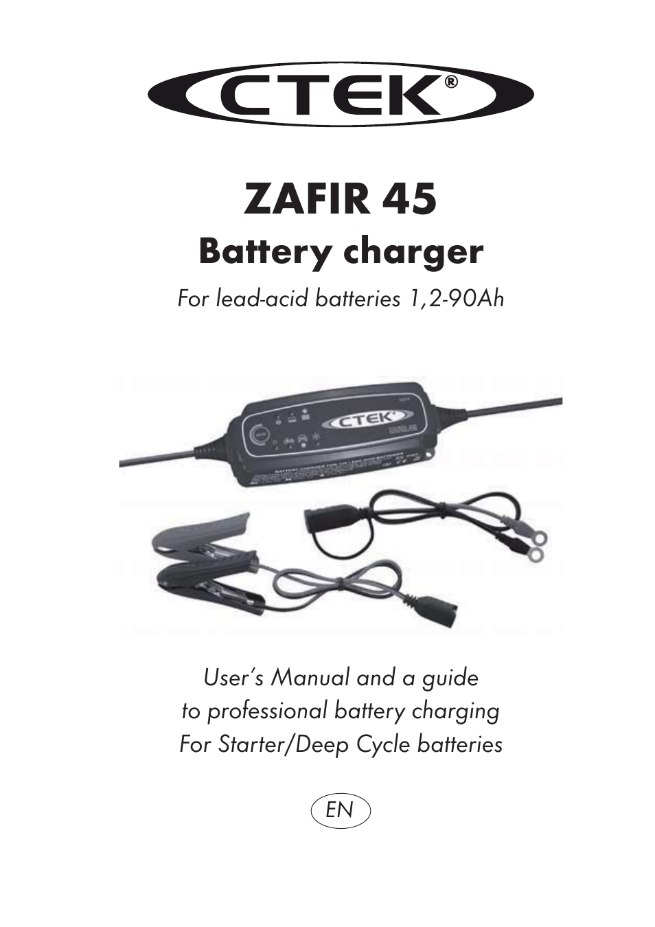 CTEK ZAFIR 45 User Manual | 7 pages