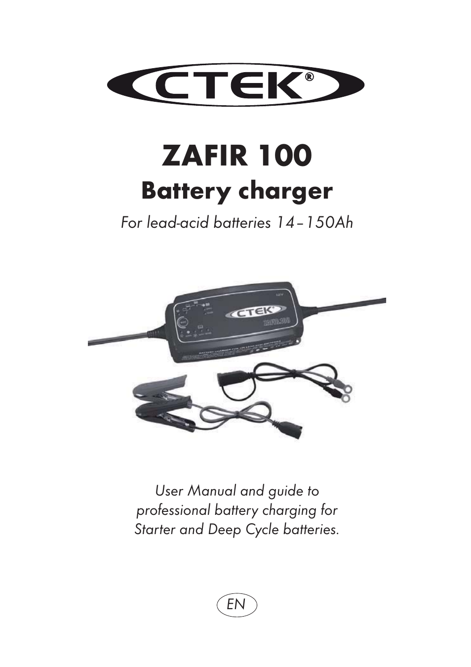 CTEK ZAFIR 100 User Manual | 9 pages