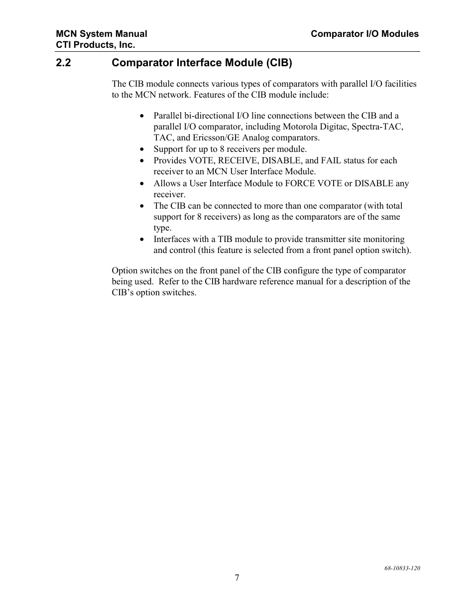 CTI Products MCN RCD System Overview User Manual | Page 11 / 46