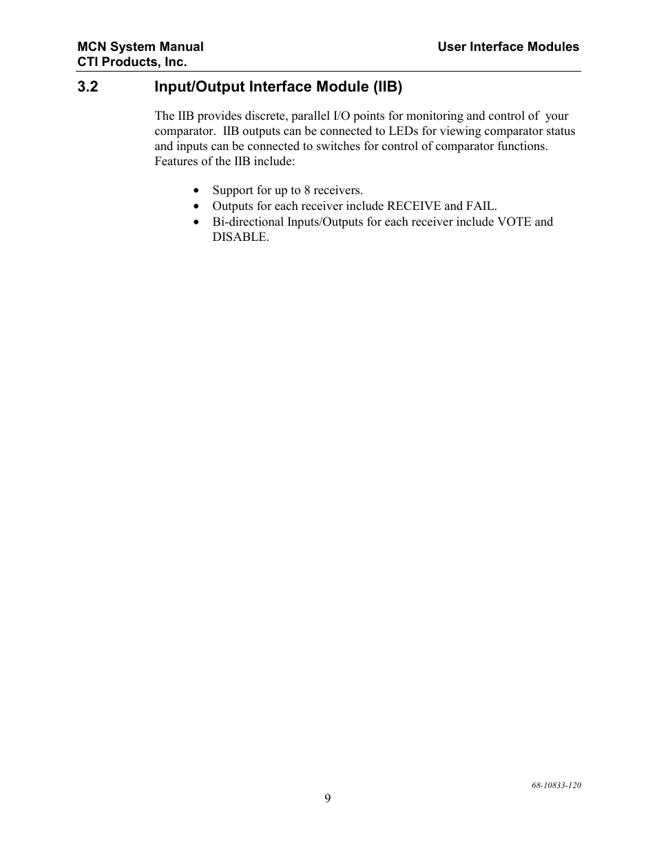 CTI Products MCN RCD System Overview User Manual | Page 13 / 46
