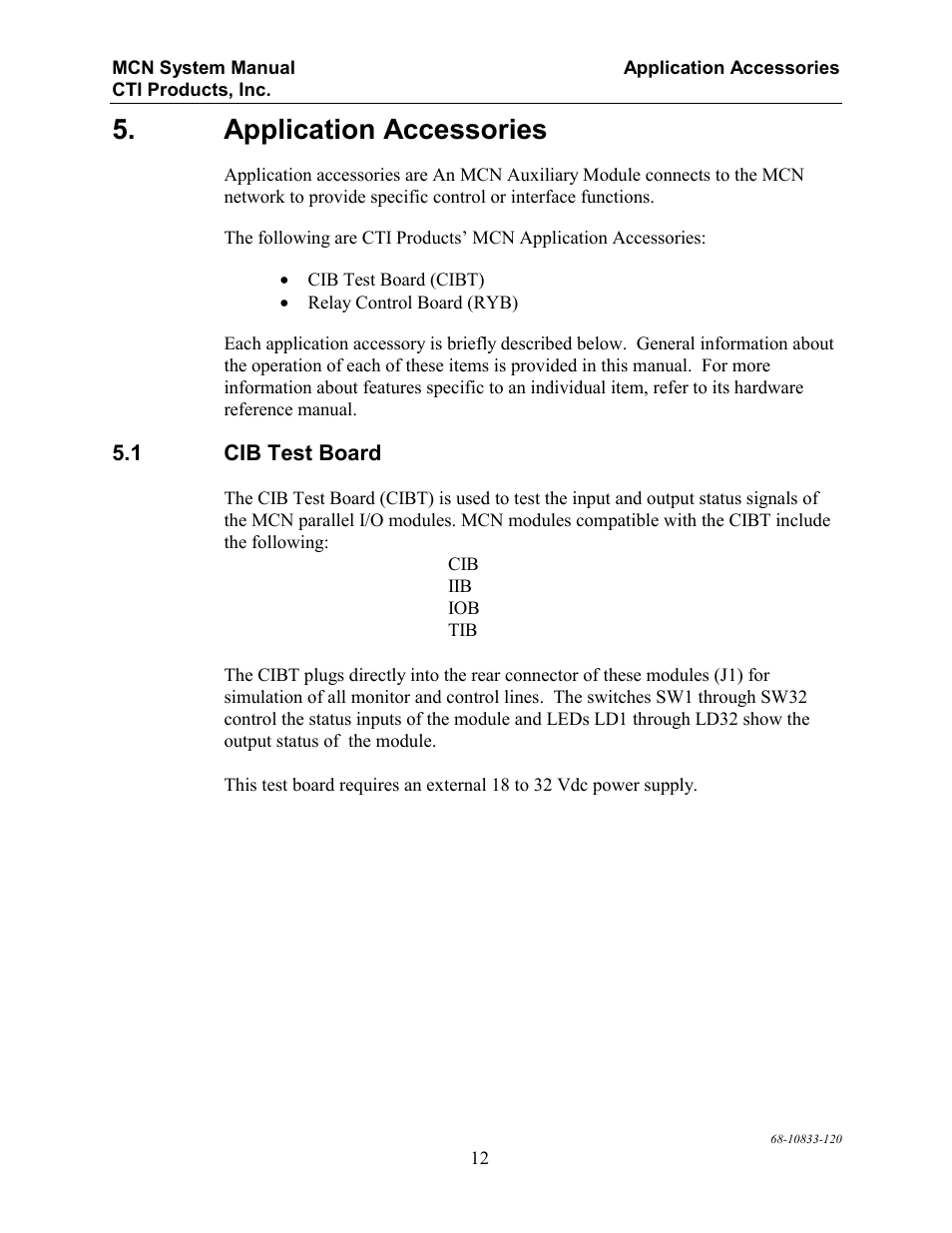 Application accessories | CTI Products MCN RCD System Overview User Manual | Page 16 / 46