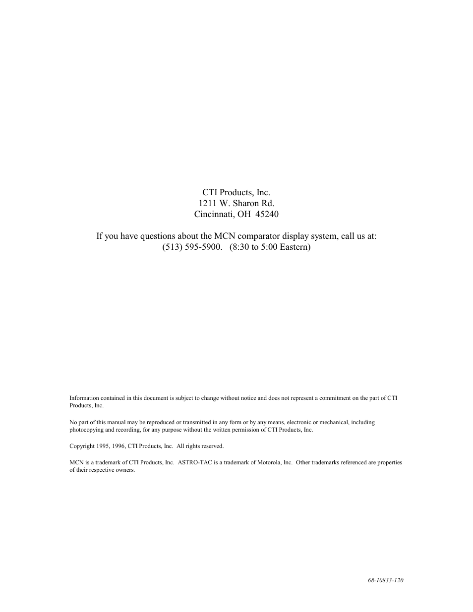 CTI Products MCN RCD System Overview User Manual | Page 2 / 46