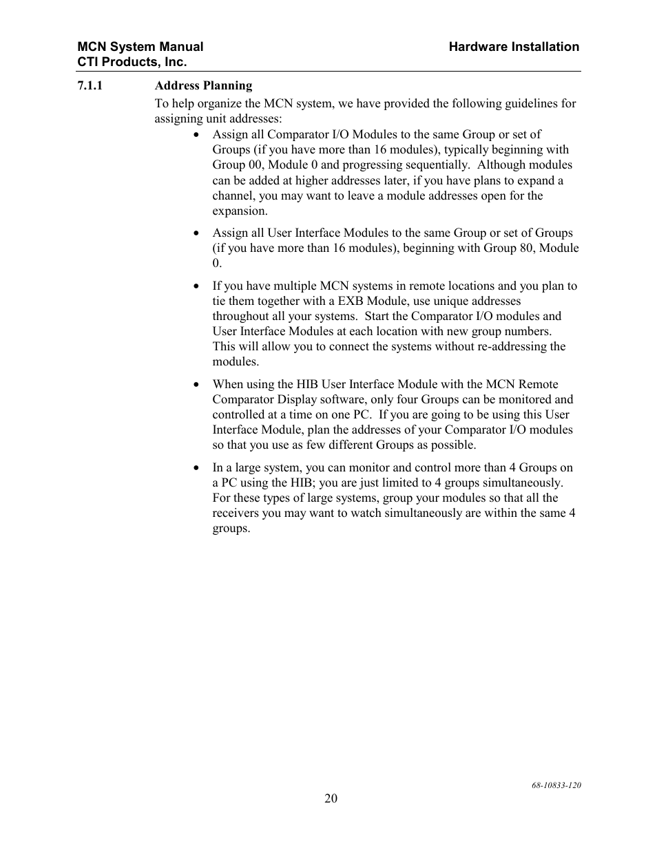 CTI Products MCN RCD System Overview User Manual | Page 24 / 46
