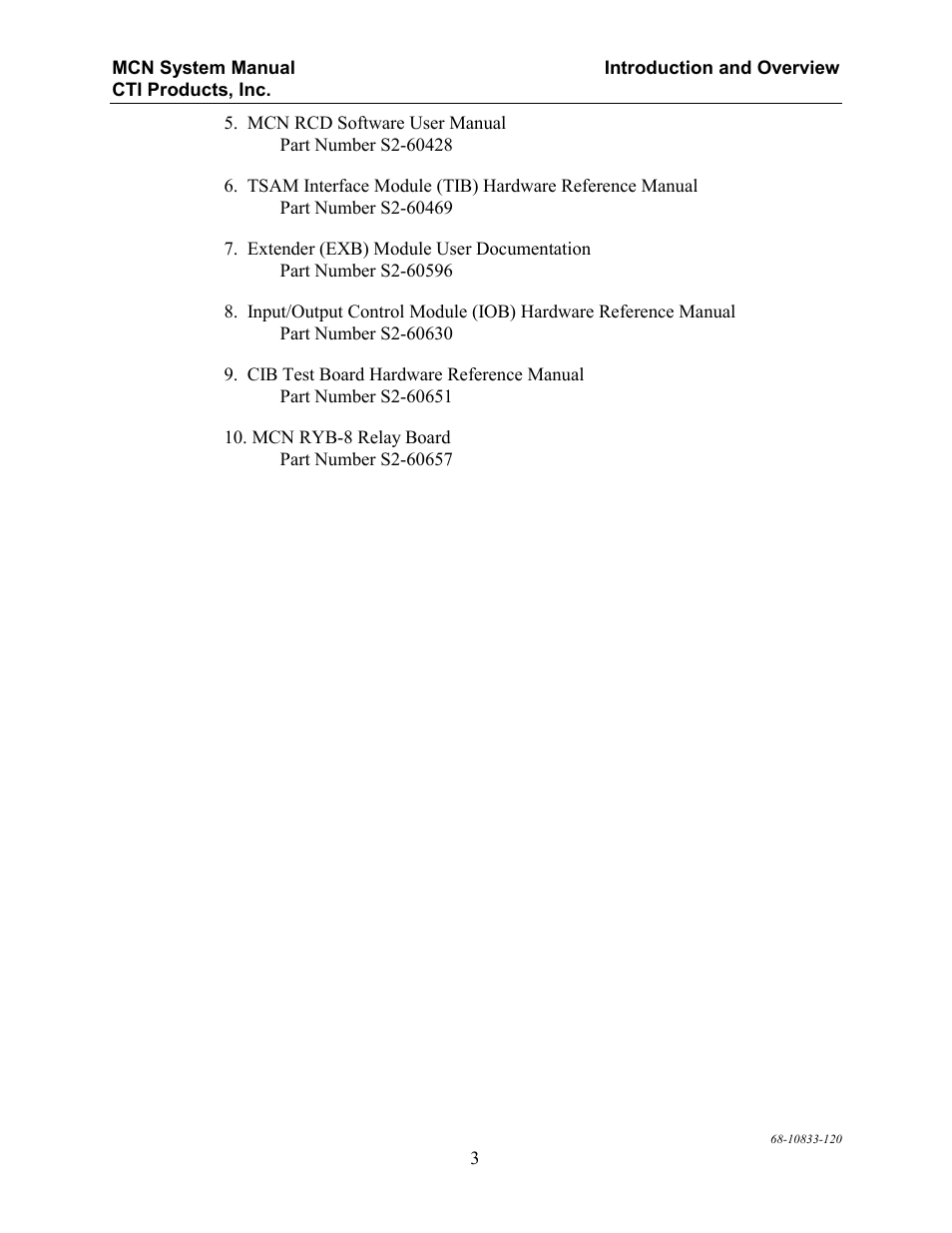 CTI Products MCN RCD System Overview User Manual | Page 7 / 46