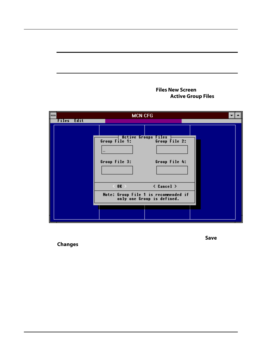 Opening a new mcn screen file, Pening a new, Mcn s | Creen | CTI Products RCD Standard - Remote Comparator Display User Manual | Page 32 / 119