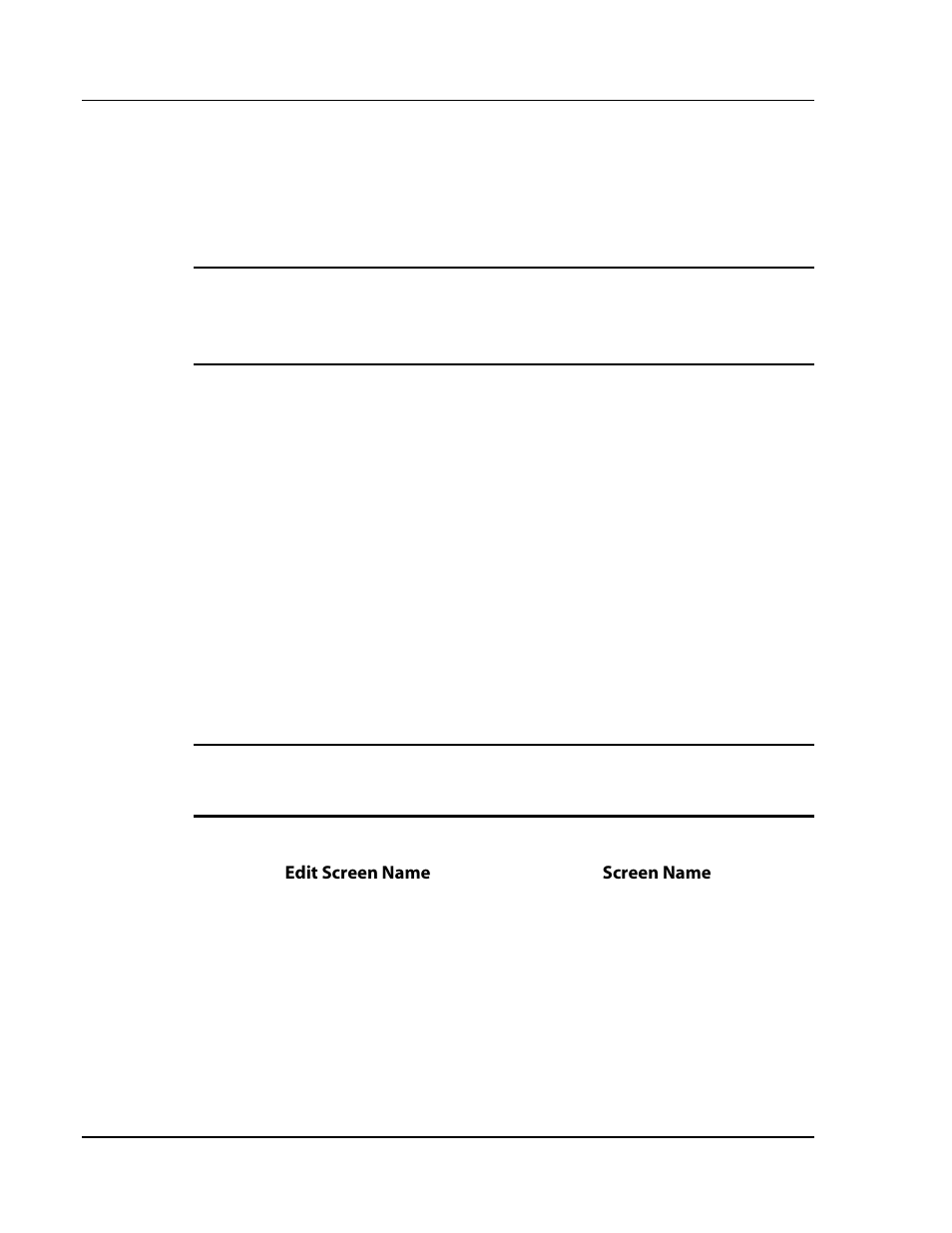 Edit screen name, Eleting a, Eceiver or | Hannel, Itle, Rom the, Creen | CTI Products RCD Standard - Remote Comparator Display User Manual | Page 38 / 119