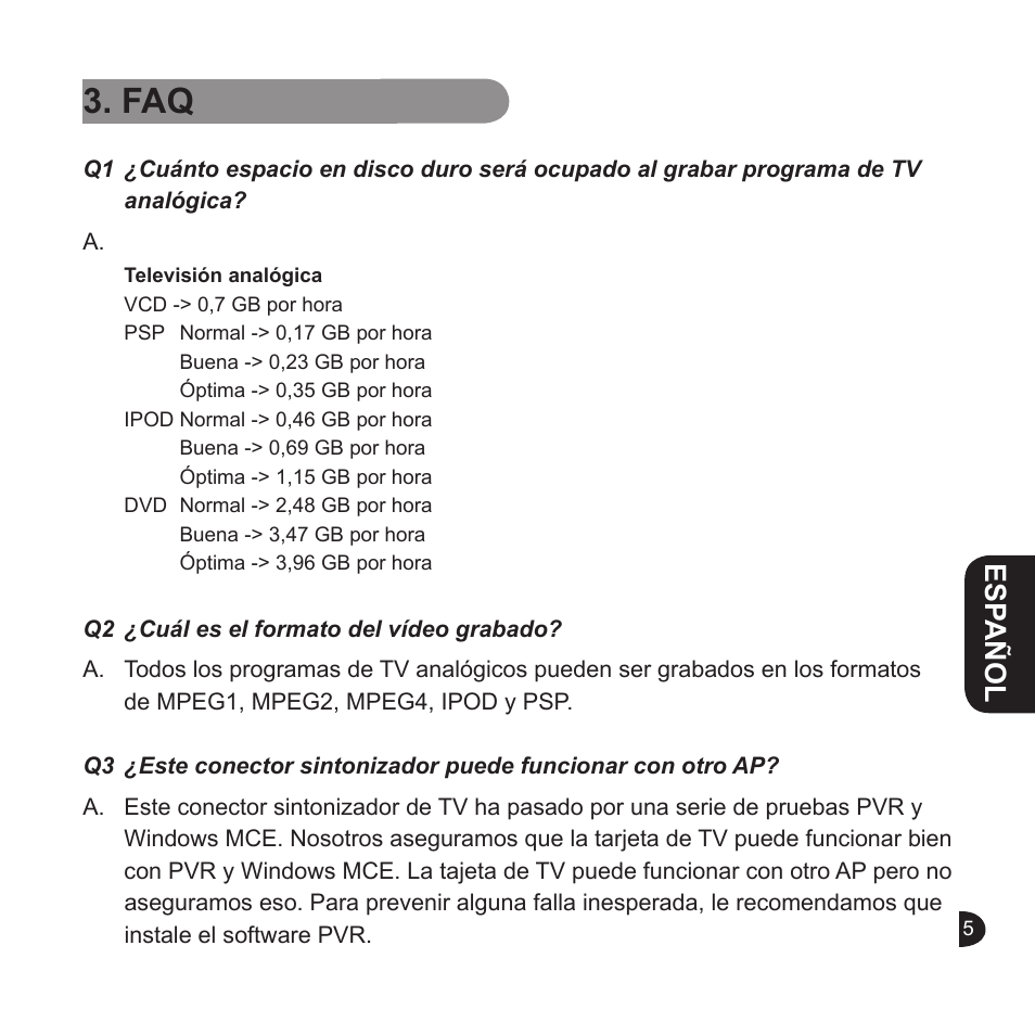 English, English esp añol | GIGABYTE GT-U6000 User Manual | Page 17 / 49