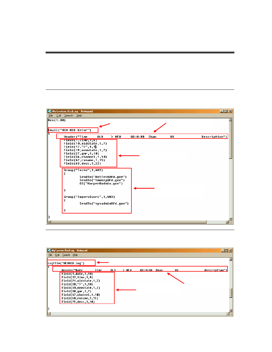 Appendix: error logging definitions | CTI Products RCD Advanced Client-Server User Manual | Page 162 / 169