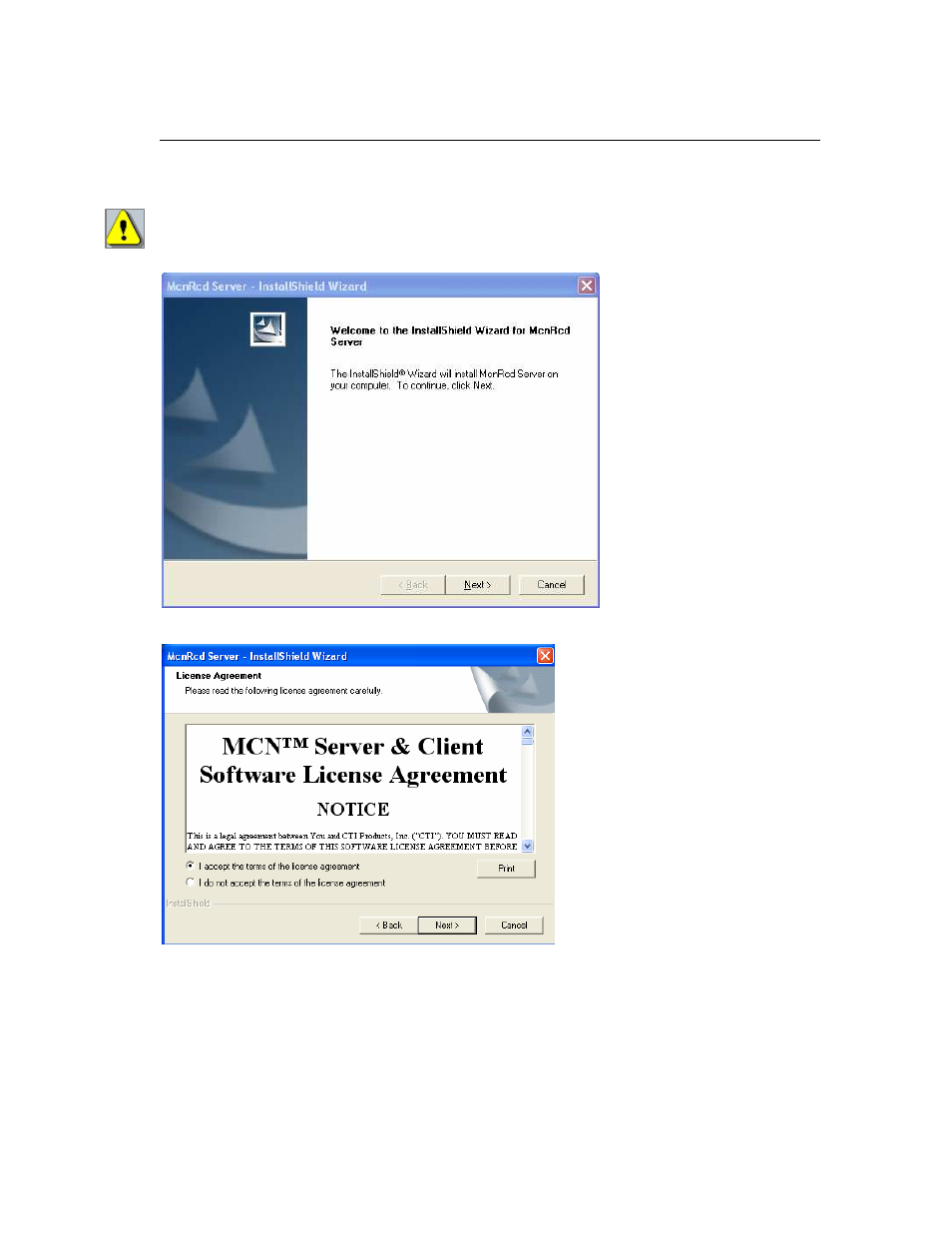 CTI Products RCD Advanced Client-Server User Manual | Page 33 / 169