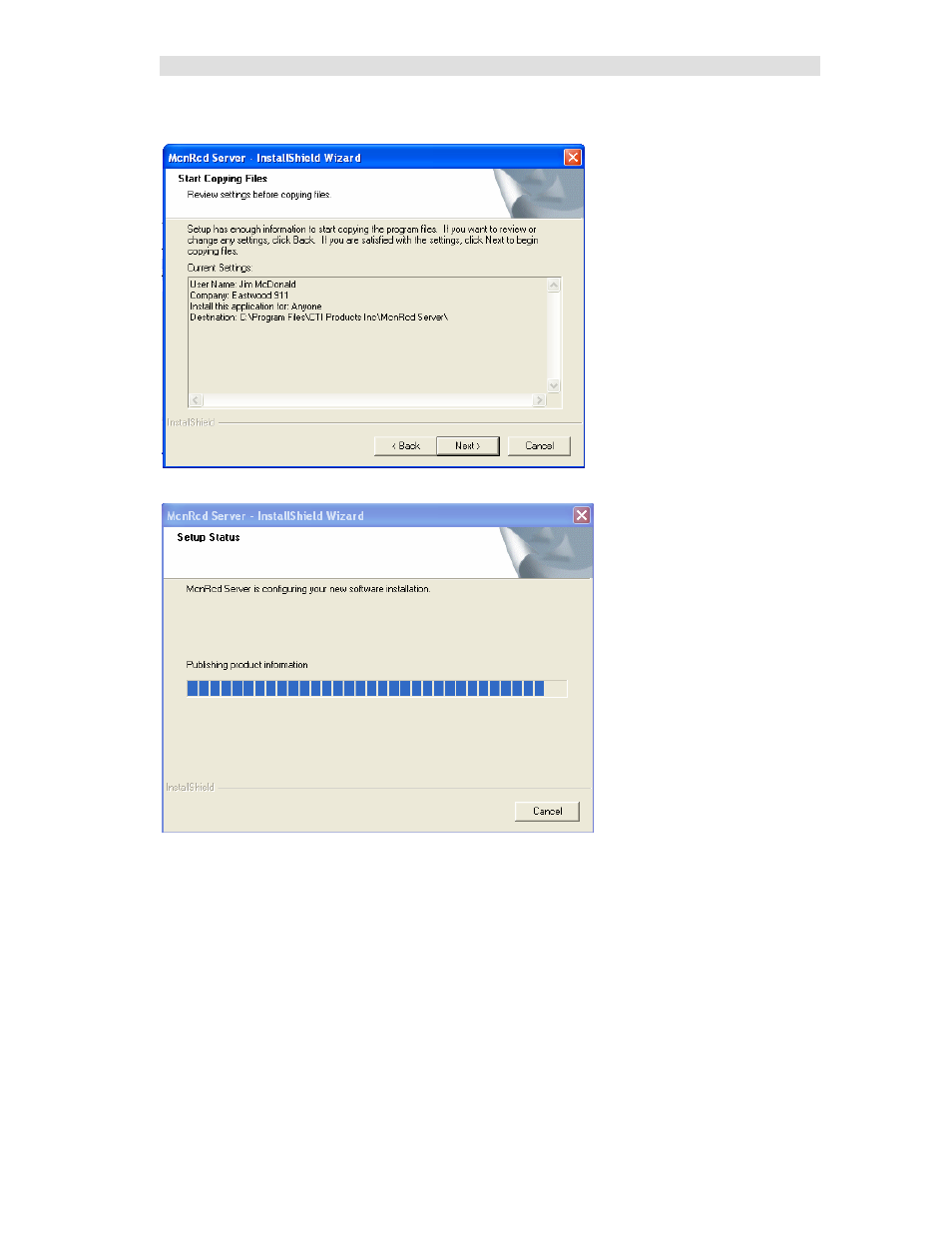 CTI Products RCD Advanced Client-Server User Manual | Page 35 / 169