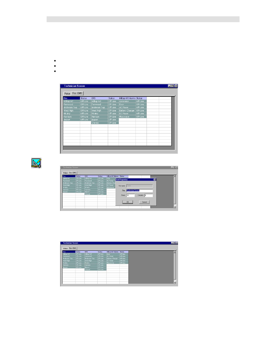 Changing display window parameters | CTI Products MCN Server 8000 User Manual | Page 105 / 232