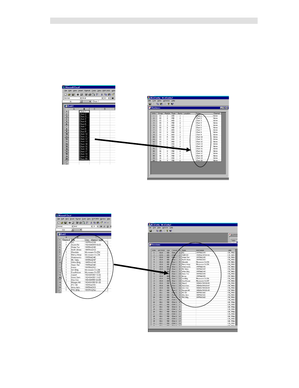 Using the clipboard from other applications, Ee using the clipboard from other applications, E 116 | CTI Products MCN Server 8000 User Manual | Page 116 / 232