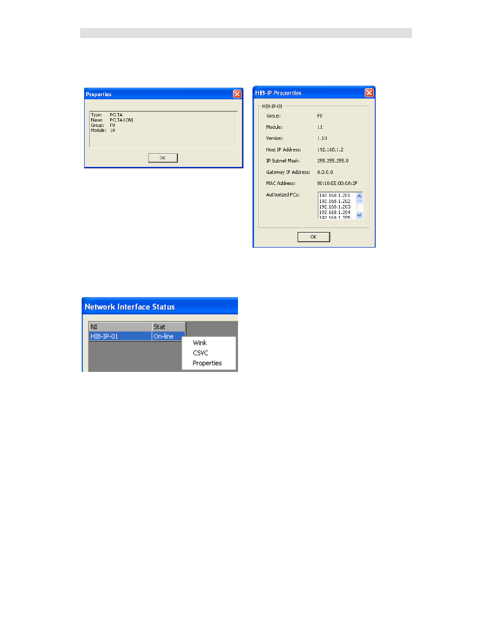 Additional hib-ip diagnostic functions | CTI Products MCN Server 8000 User Manual | Page 138 / 232