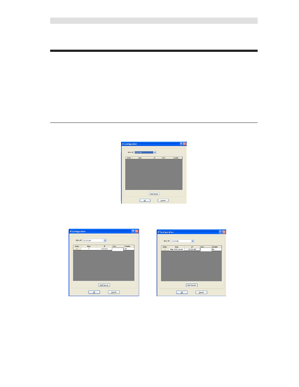 Mcn client program, Selecting ip parameters & server list, Electing | Arameters, Erver, Ge 142 | CTI Products MCN Server 8000 User Manual | Page 142 / 232