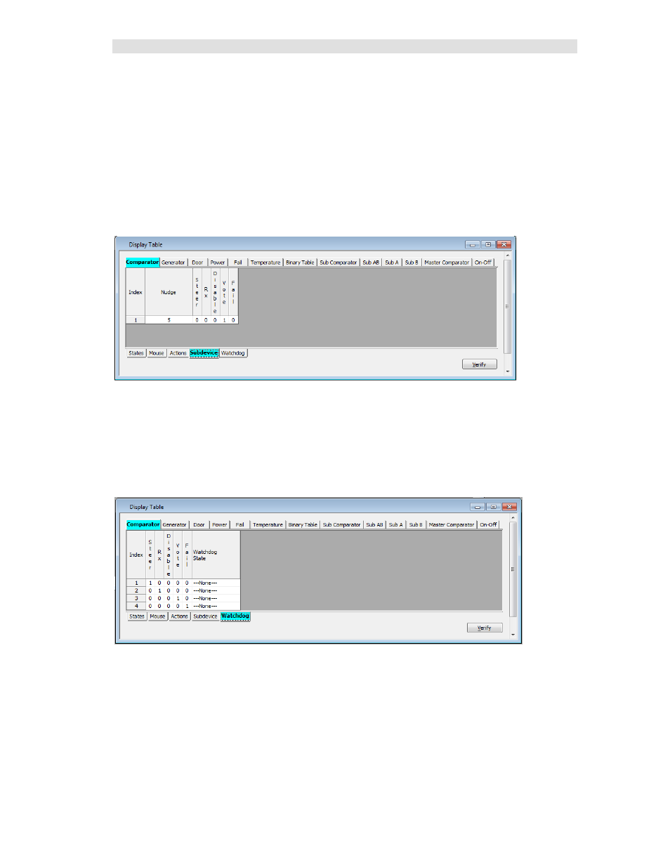 Subdevice tab | CTI Products MCN Server 8000 User Manual | Page 164 / 232