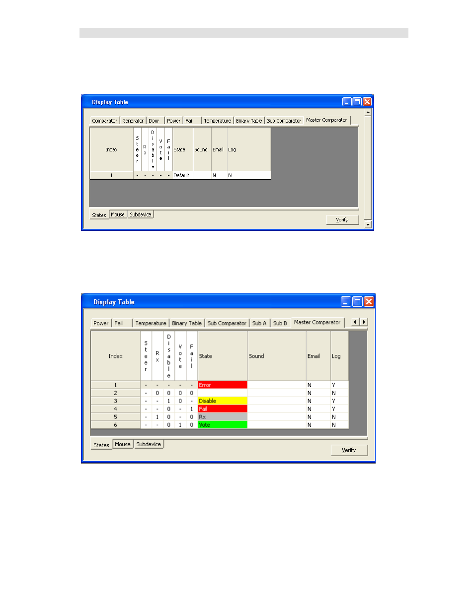 States tab | CTI Products MCN Server 8000 User Manual | Page 181 / 232