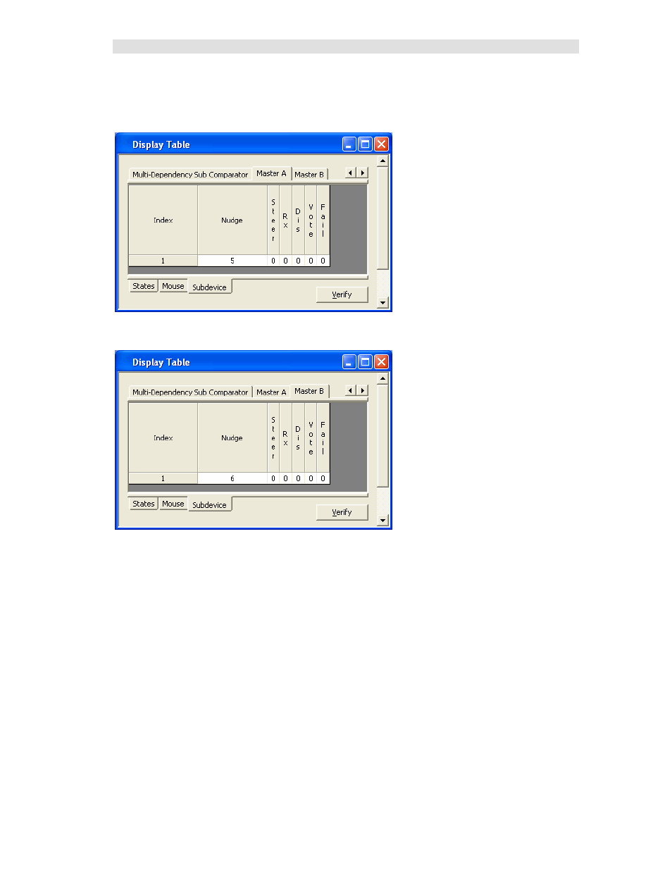 Master comparators | CTI Products MCN Server 8000 User Manual | Page 187 / 232