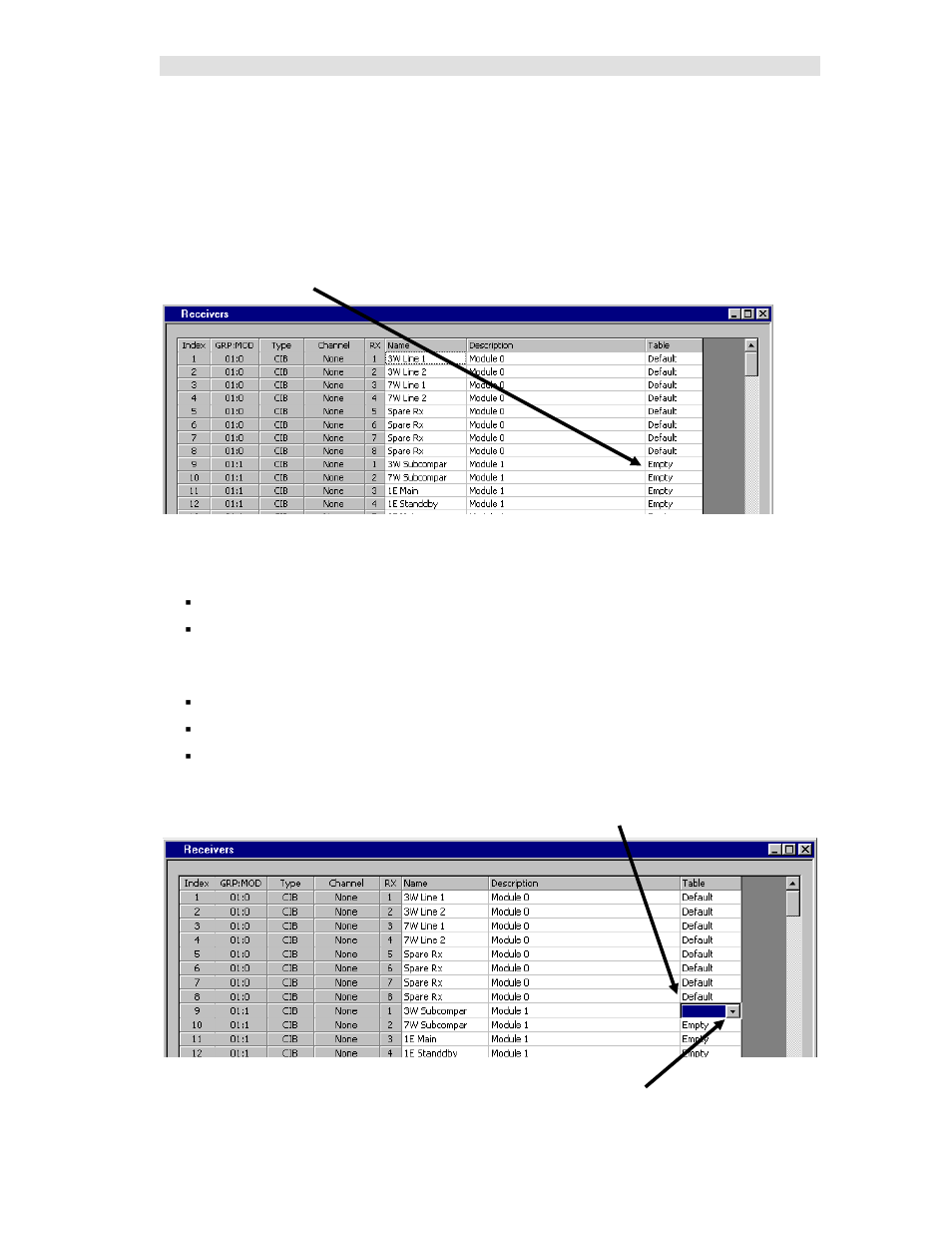 Missing mcf files, Empty status table entries | CTI Products MCN Server 8000 User Manual | Page 221 / 232