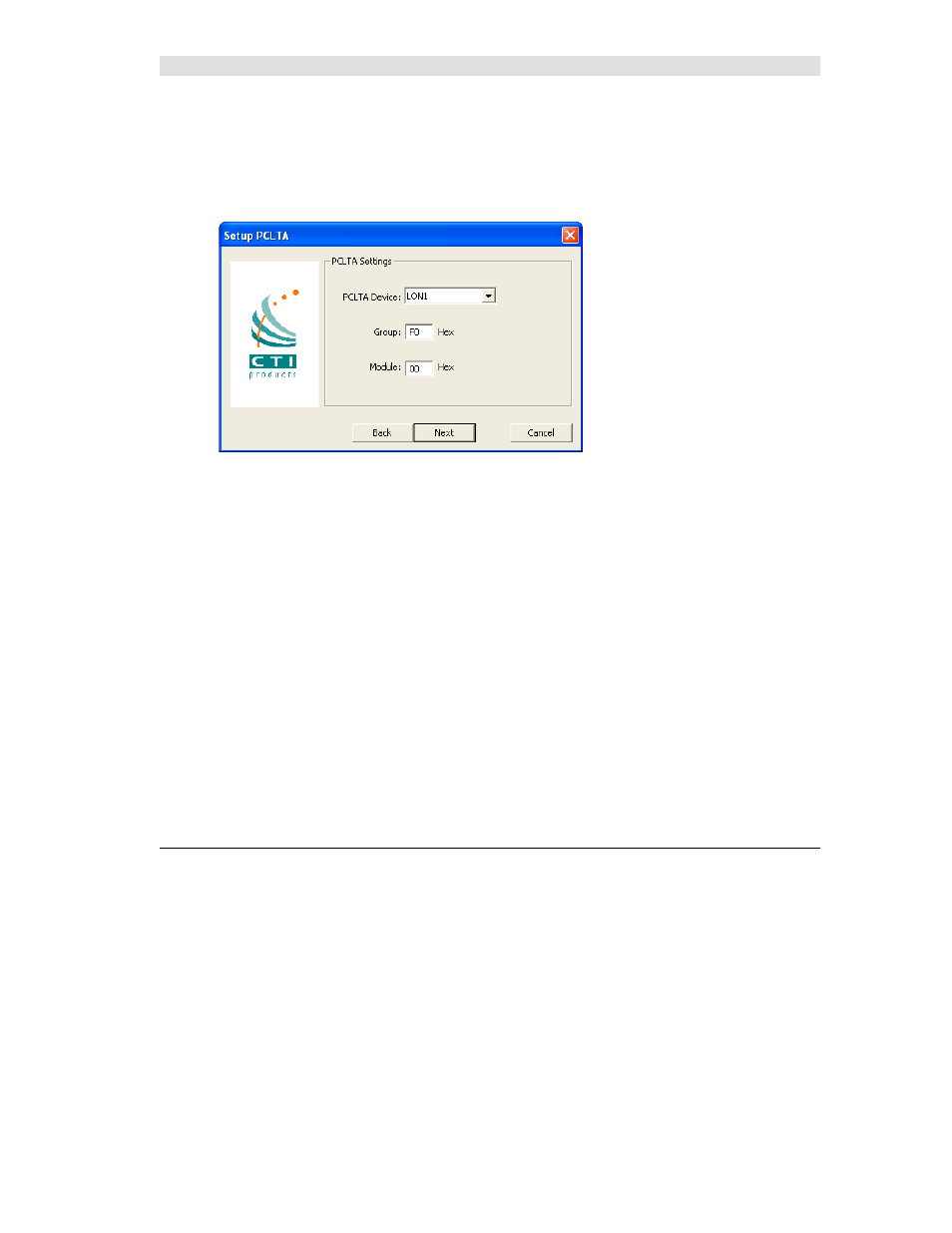 Changing the pclta group/module address, Pc power options setup, Printer installation | Uninstalling mcn server software, Ninstalling, Erver, Oftware | CTI Products MCN Server 8000 User Manual | Page 36 / 232