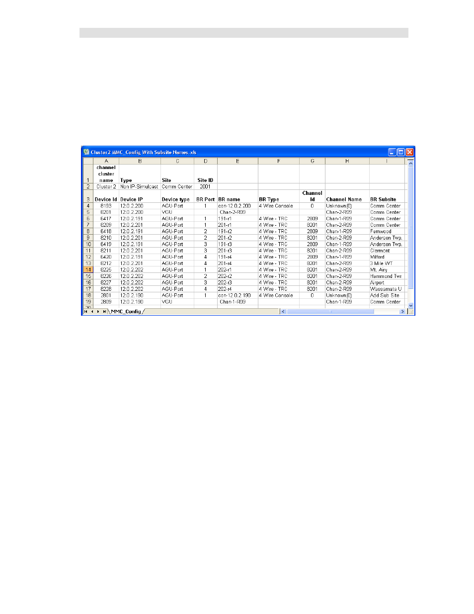 Sorting the mmc_config file | CTI Products MCN Server 8000 User Manual | Page 45 / 232