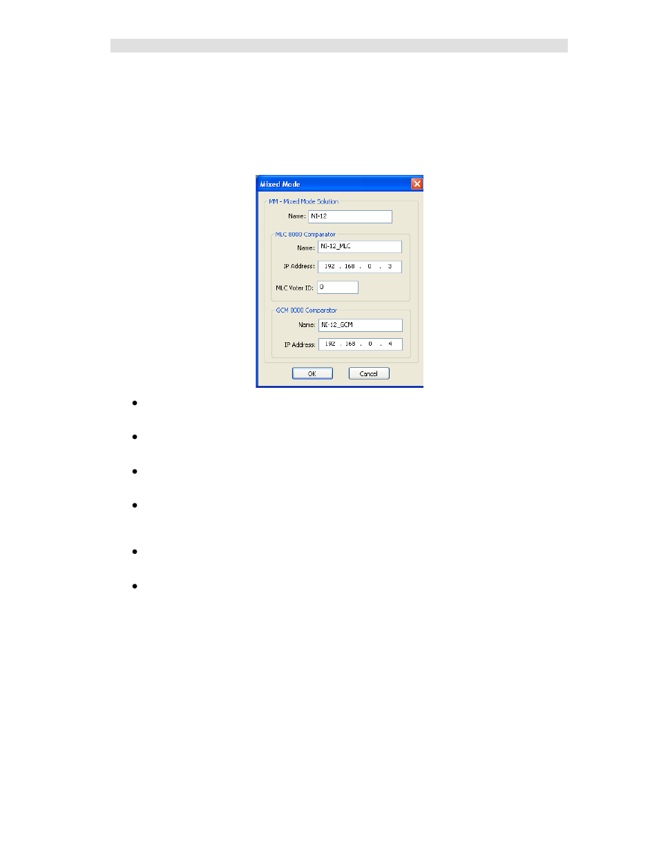 Adding a mixed mode comparator system | CTI Products MCN Server 8000 User Manual | Page 79 / 232