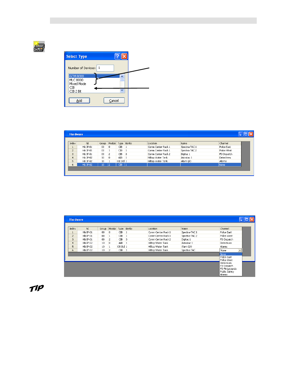 Adding a hardware module | CTI Products MCN Server 8000 User Manual | Page 90 / 232