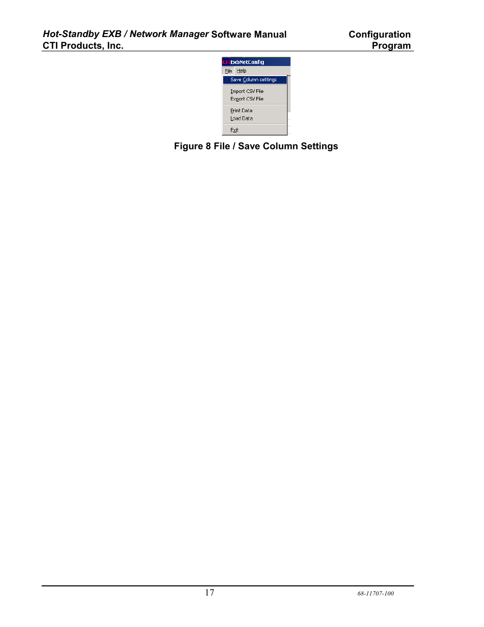CTI Products EXB Network Manager User Manual | Page 21 / 48