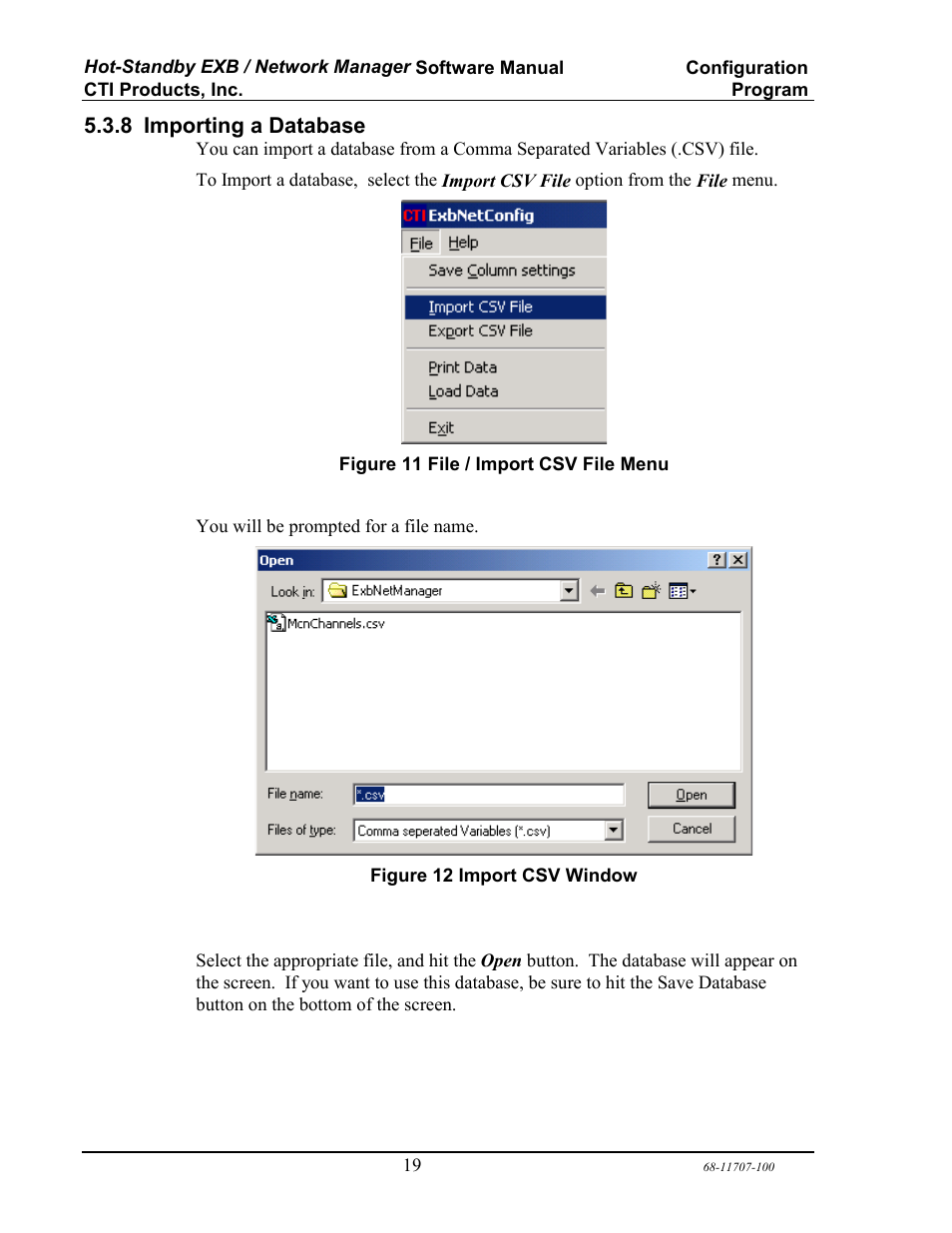 CTI Products EXB Network Manager User Manual | Page 23 / 48