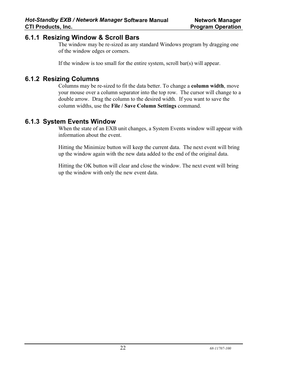 CTI Products EXB Network Manager User Manual | Page 26 / 48