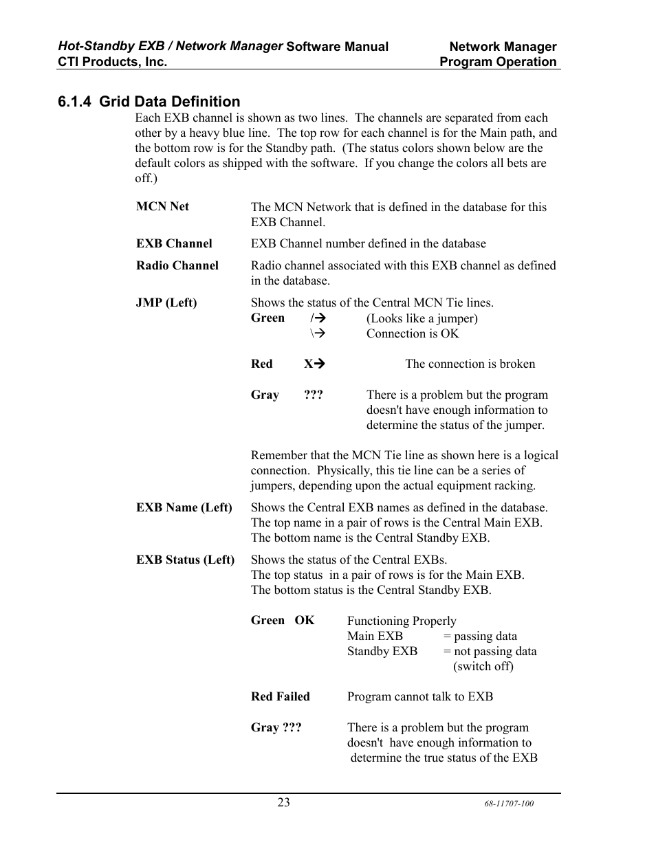 CTI Products EXB Network Manager User Manual | Page 27 / 48
