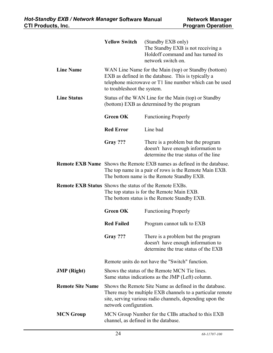 CTI Products EXB Network Manager User Manual | Page 28 / 48