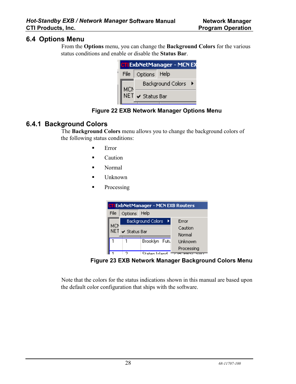 CTI Products EXB Network Manager User Manual | Page 32 / 48