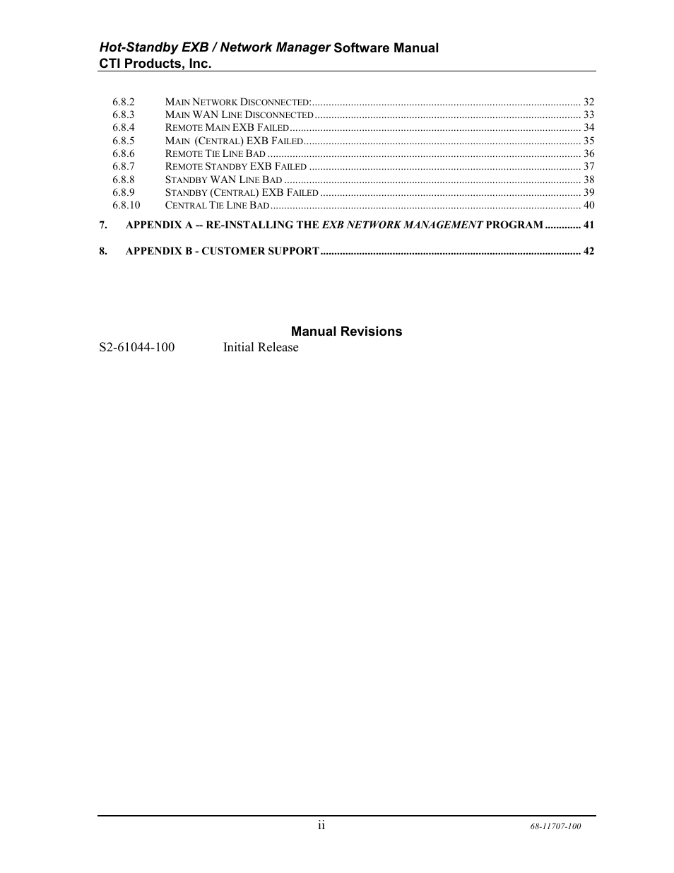 CTI Products EXB Network Manager User Manual | Page 4 / 48
