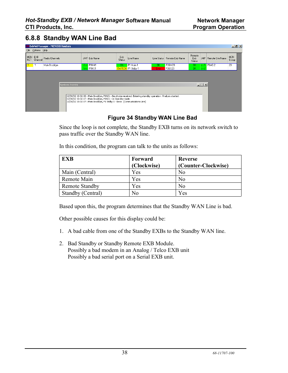 CTI Products EXB Network Manager User Manual | Page 42 / 48