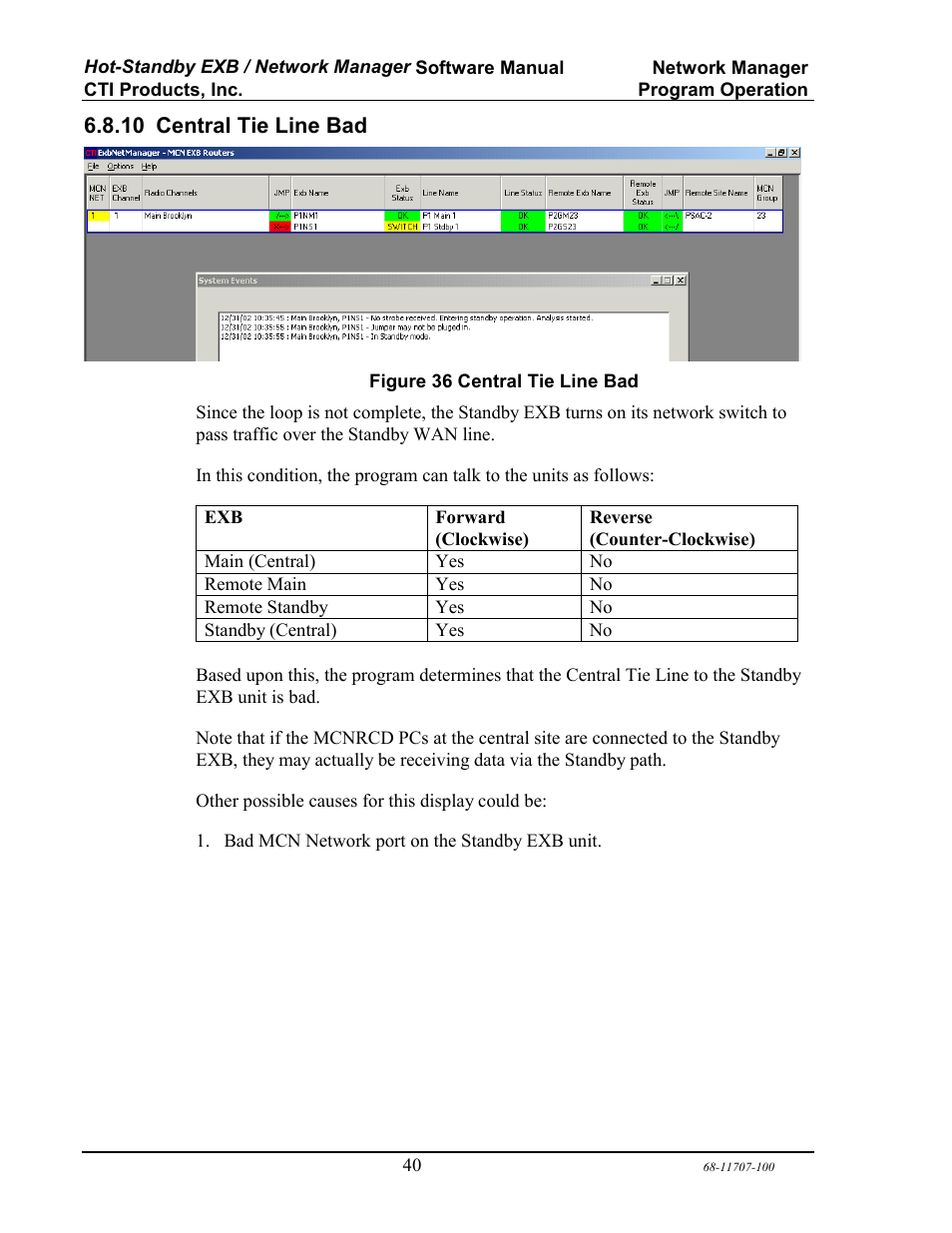 CTI Products EXB Network Manager User Manual | Page 44 / 48