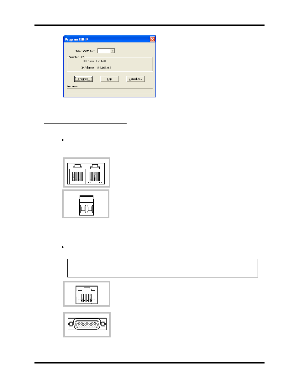 D) connect to the mcn & ip networks, Mcn network connection, Ethernet connection | CTI Products HIB-IP IP Interface User Manual | Page 15 / 36