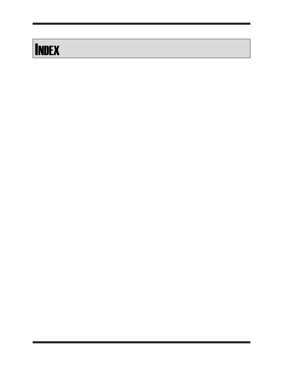 Index, Ndex | CTI Products HIB-IP IP Interface User Manual | Page 34 / 36