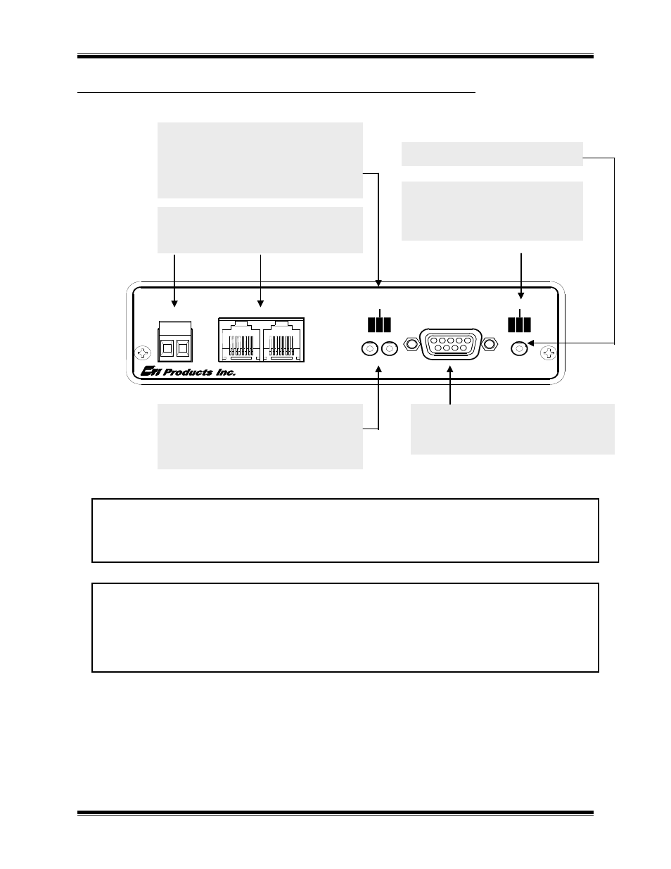 Front panel, Mcn network note 1, Mcn network note 2 | Front panel indicators – additional information, Mcn network connections, Reset button, Csvc button identifies control processor, Ront, Anel, Figure 2 hib-ip front pane | CTI Products HIB-IP IP Interface User Manual | Page 7 / 36