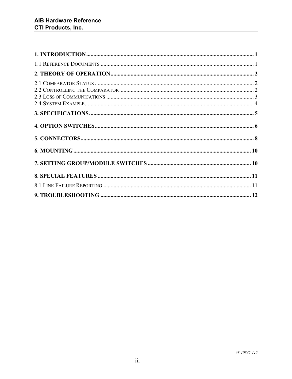 CTI Products AIB AstroTAC Interface User Manual | Page 5 / 19