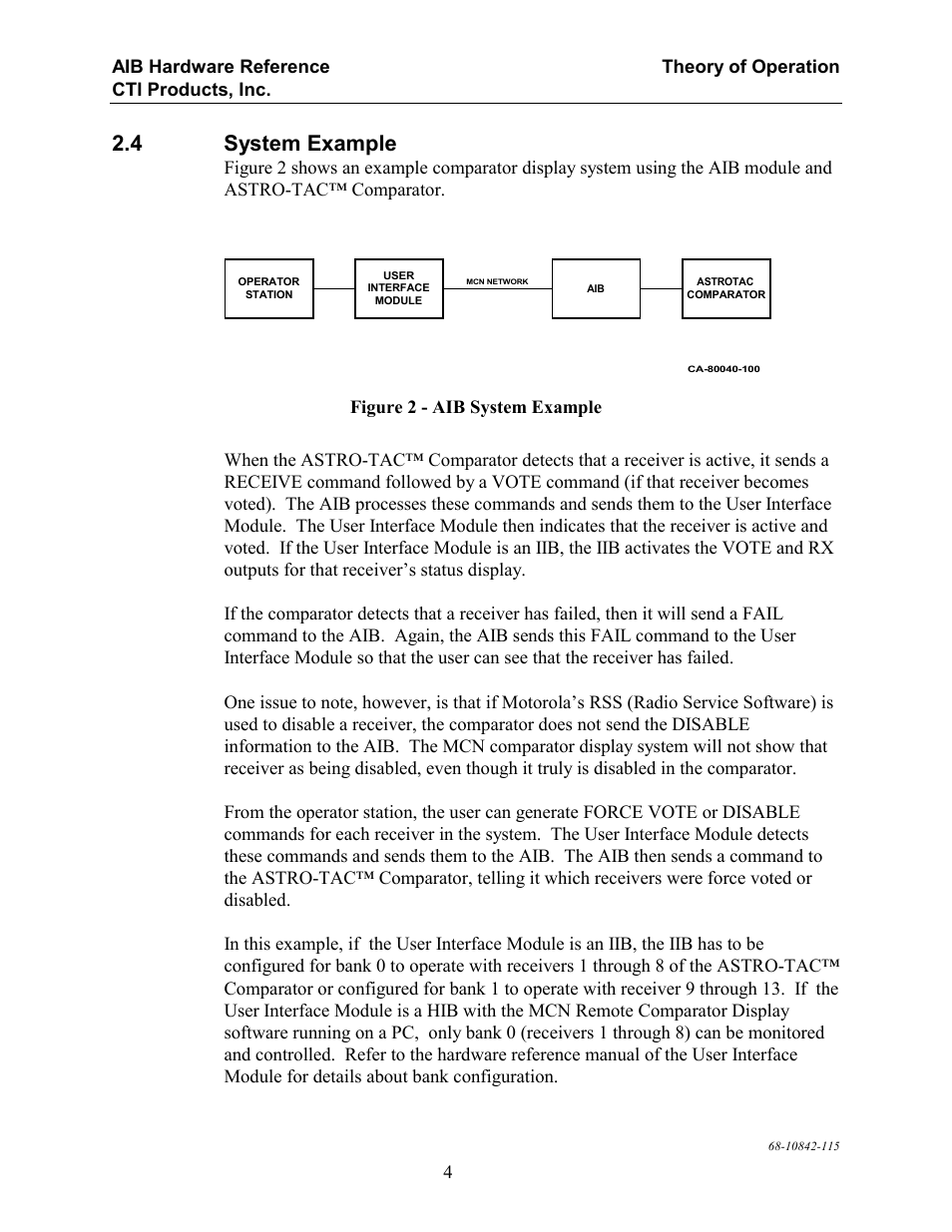 4 system example | CTI Products AIB AstroTAC Interface User Manual | Page 9 / 19